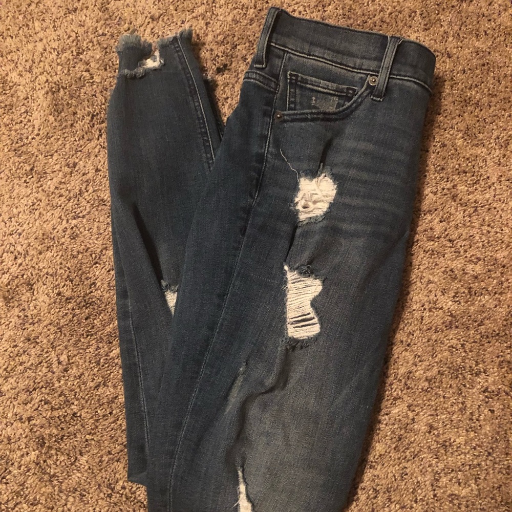 Express high waist jeans